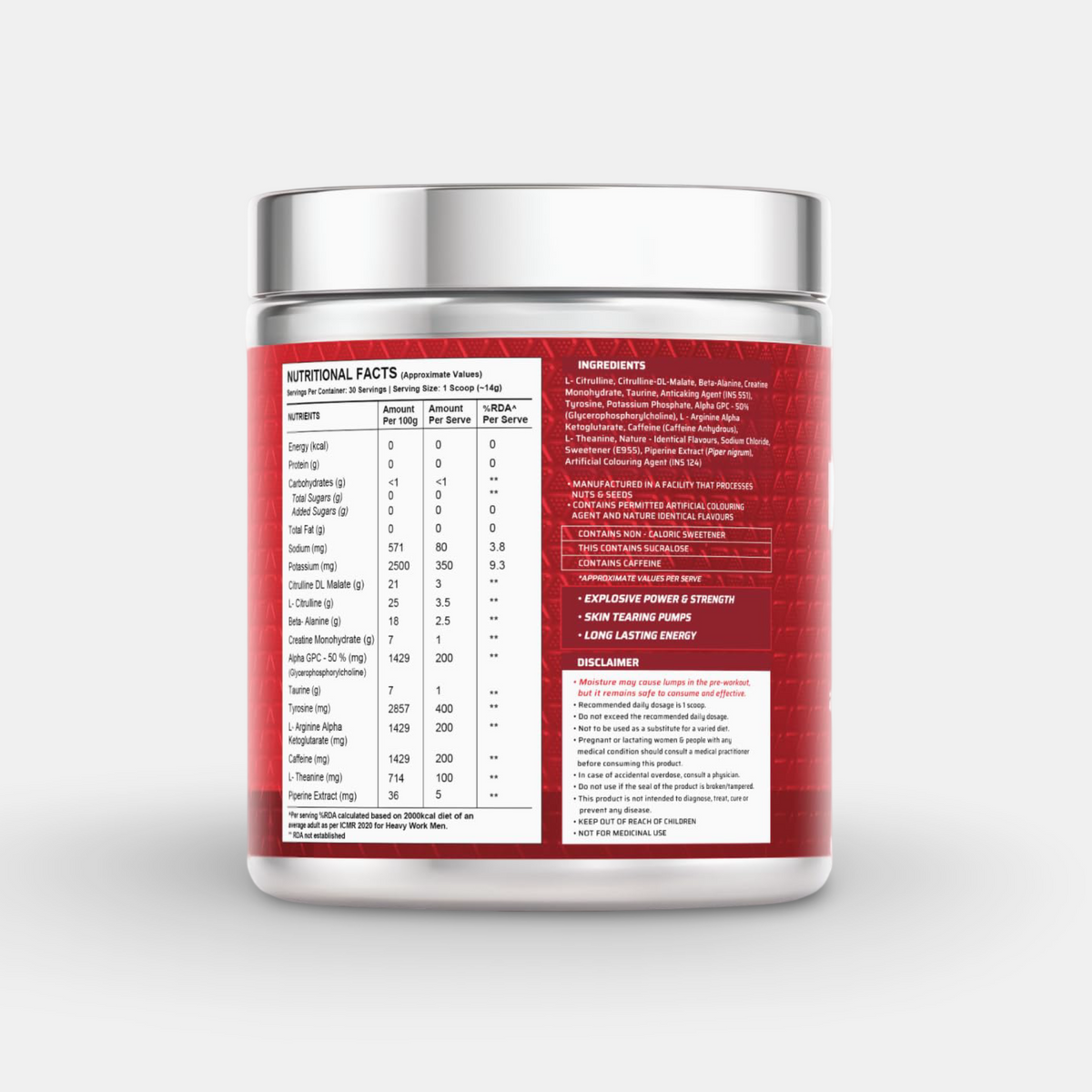 Wellversed Dynamite Pre-Workout | 420g