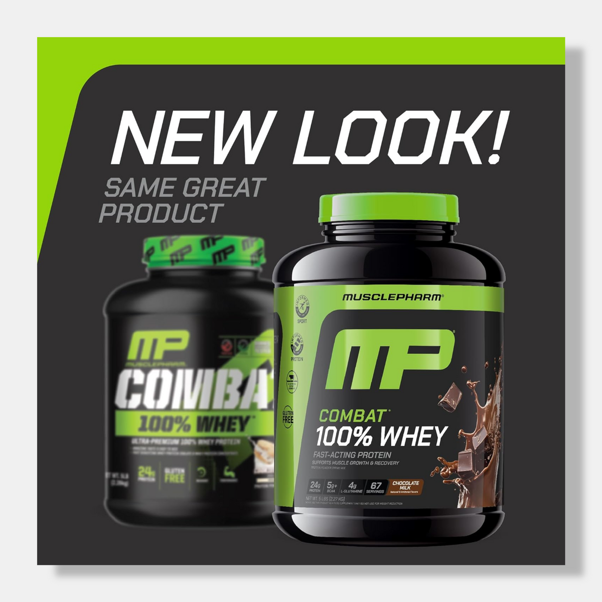 MusclePharm (MP) Combat 100% Whey | 5 lbs