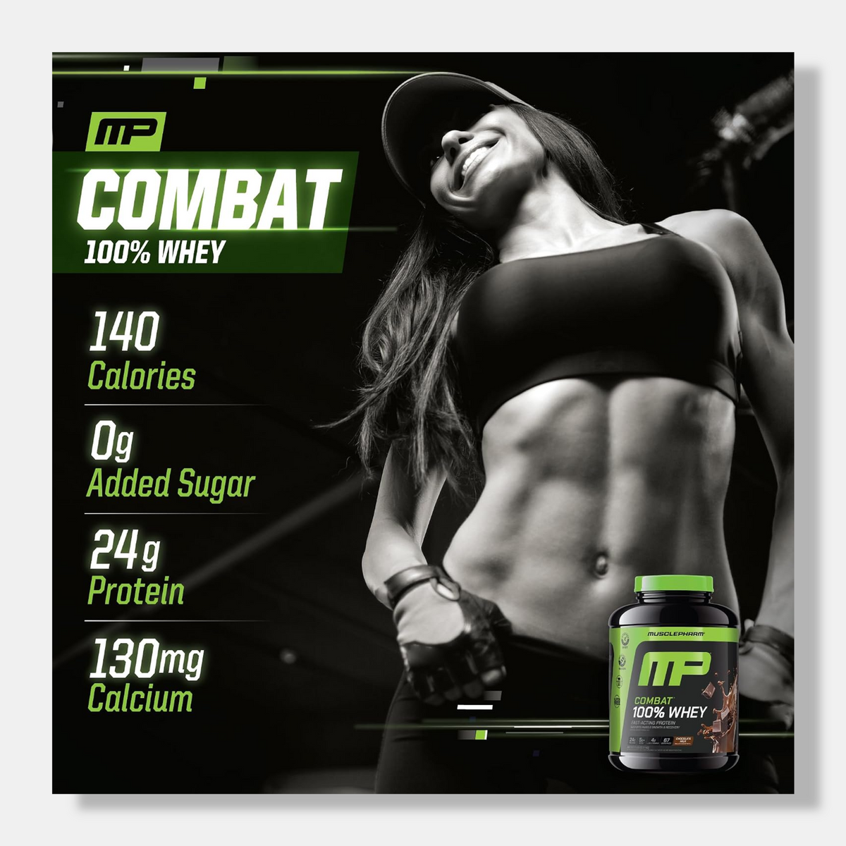 MusclePharm (MP) Combat 100% Whey | 5 lbs