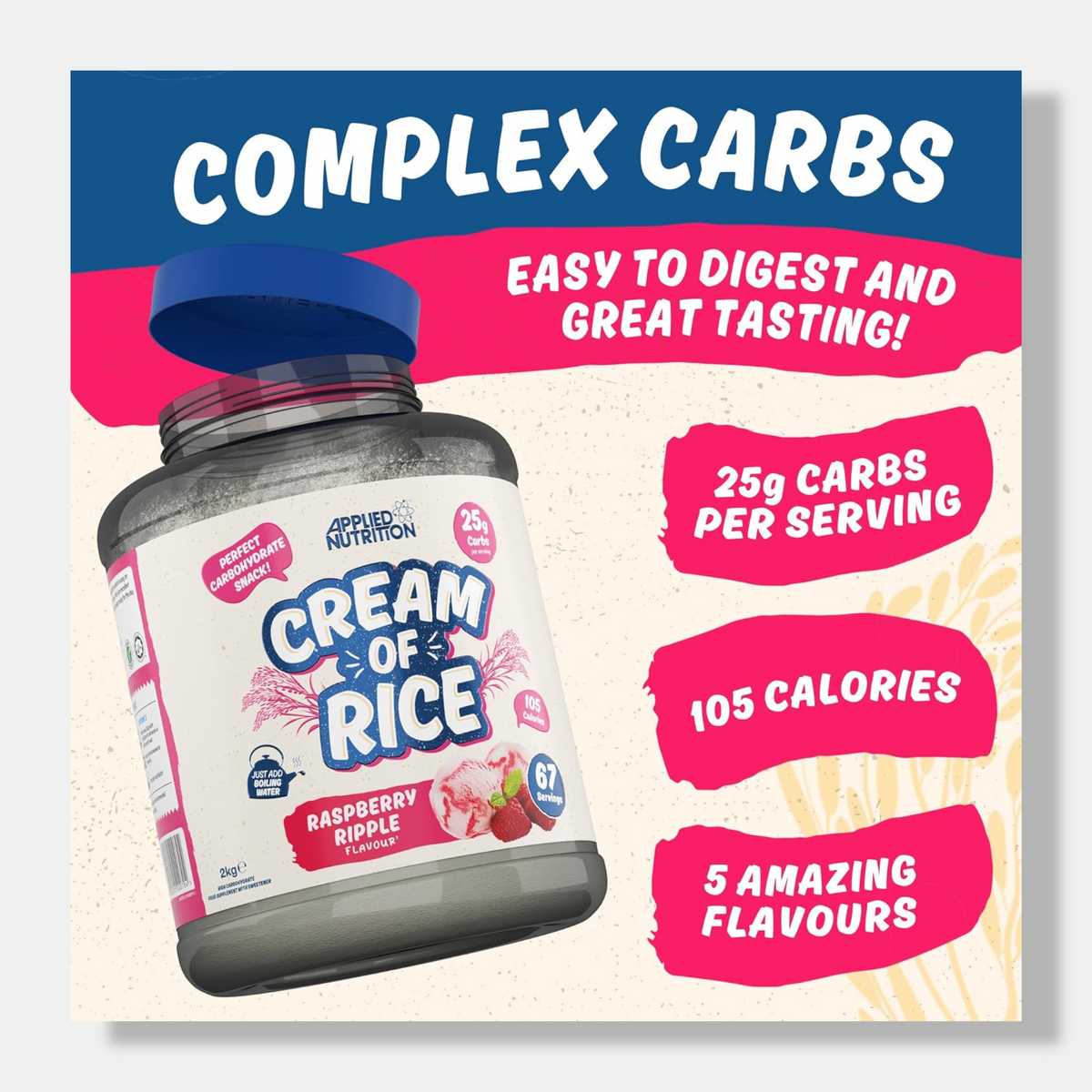 Applied Nutrition Cream of Rice | 2kg