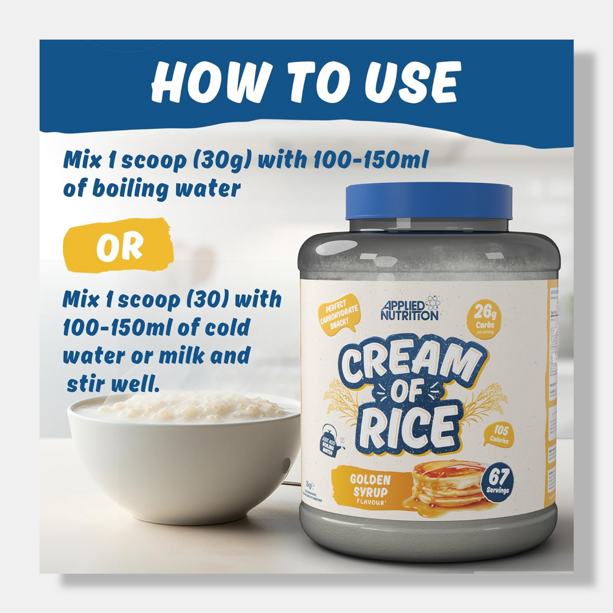 Applied Nutrition Cream of Rice | 2kg