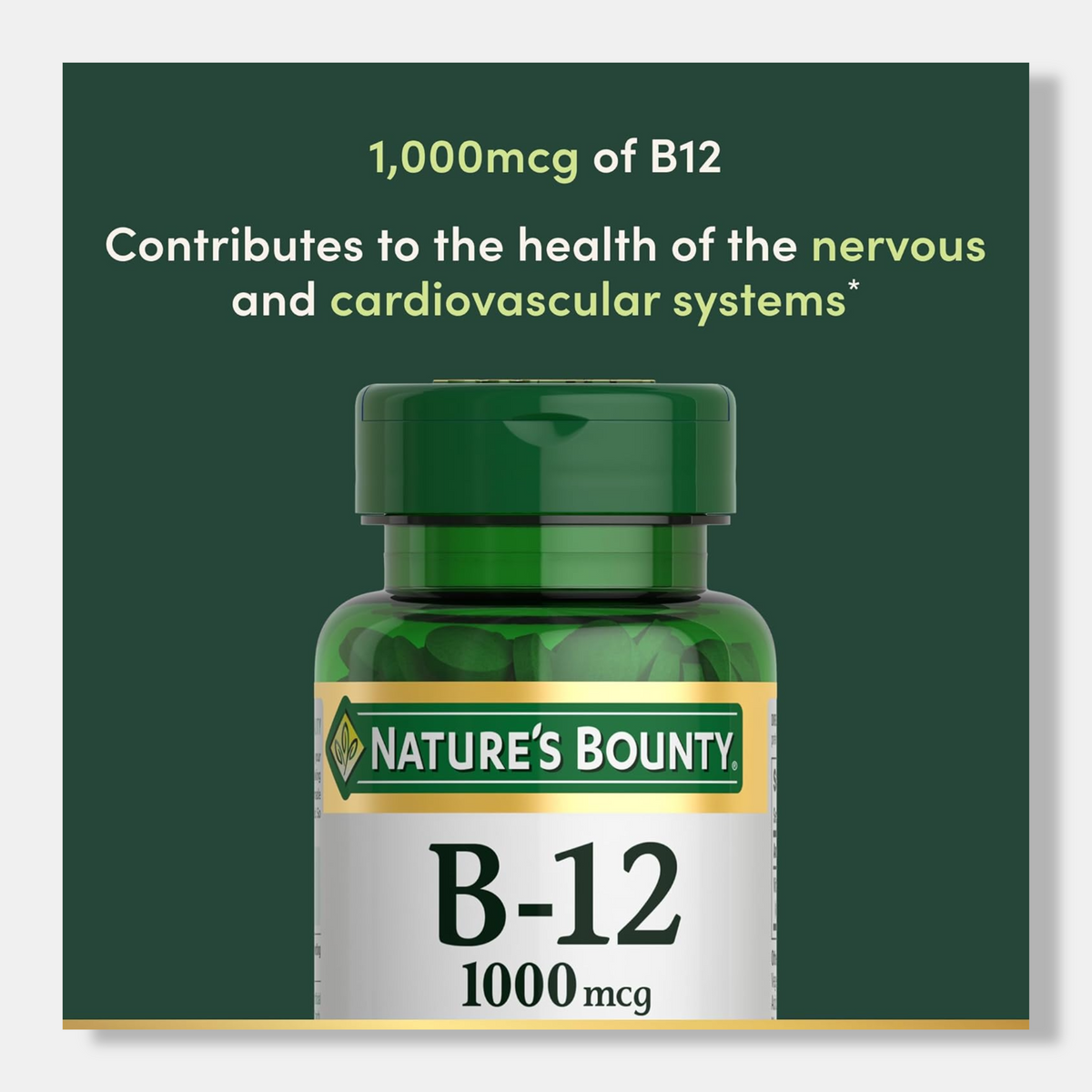 Nature's Bounty Vitamin B12 1000 mcg