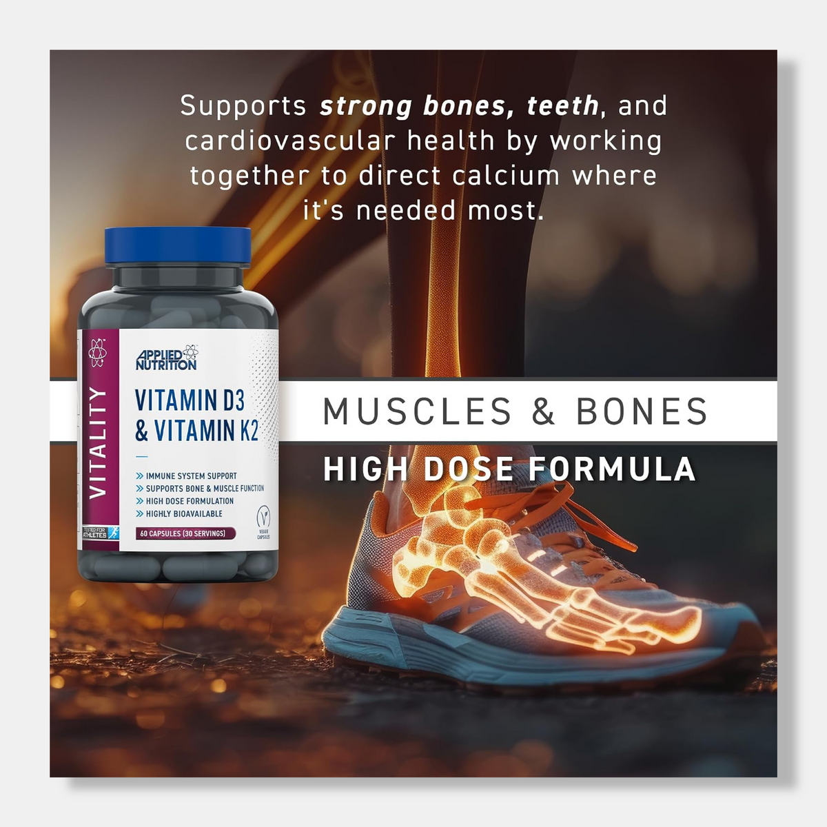 Applied Nutrition Vitamin D3 & K2