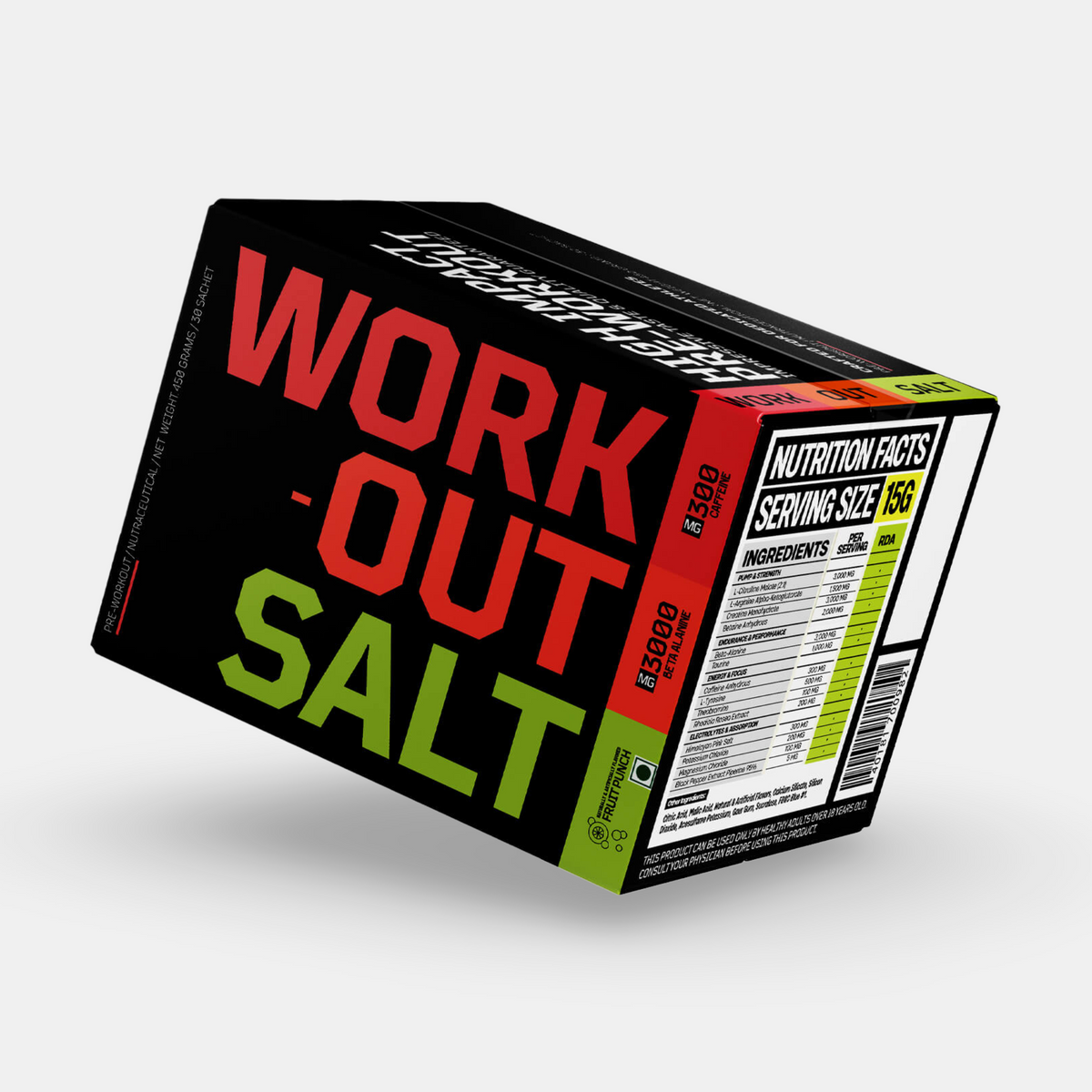 Progen Pharma Workout Salt Pre-Workout | 450g