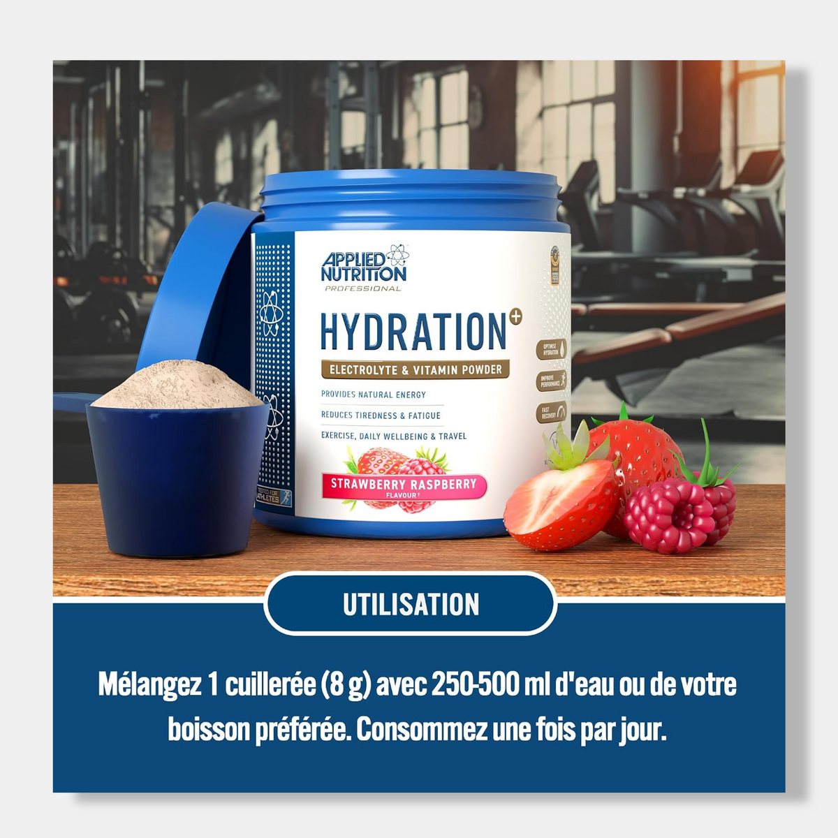 Applied Nutrition Hydration+ Electrolytes and Vitamin Powder | 240g