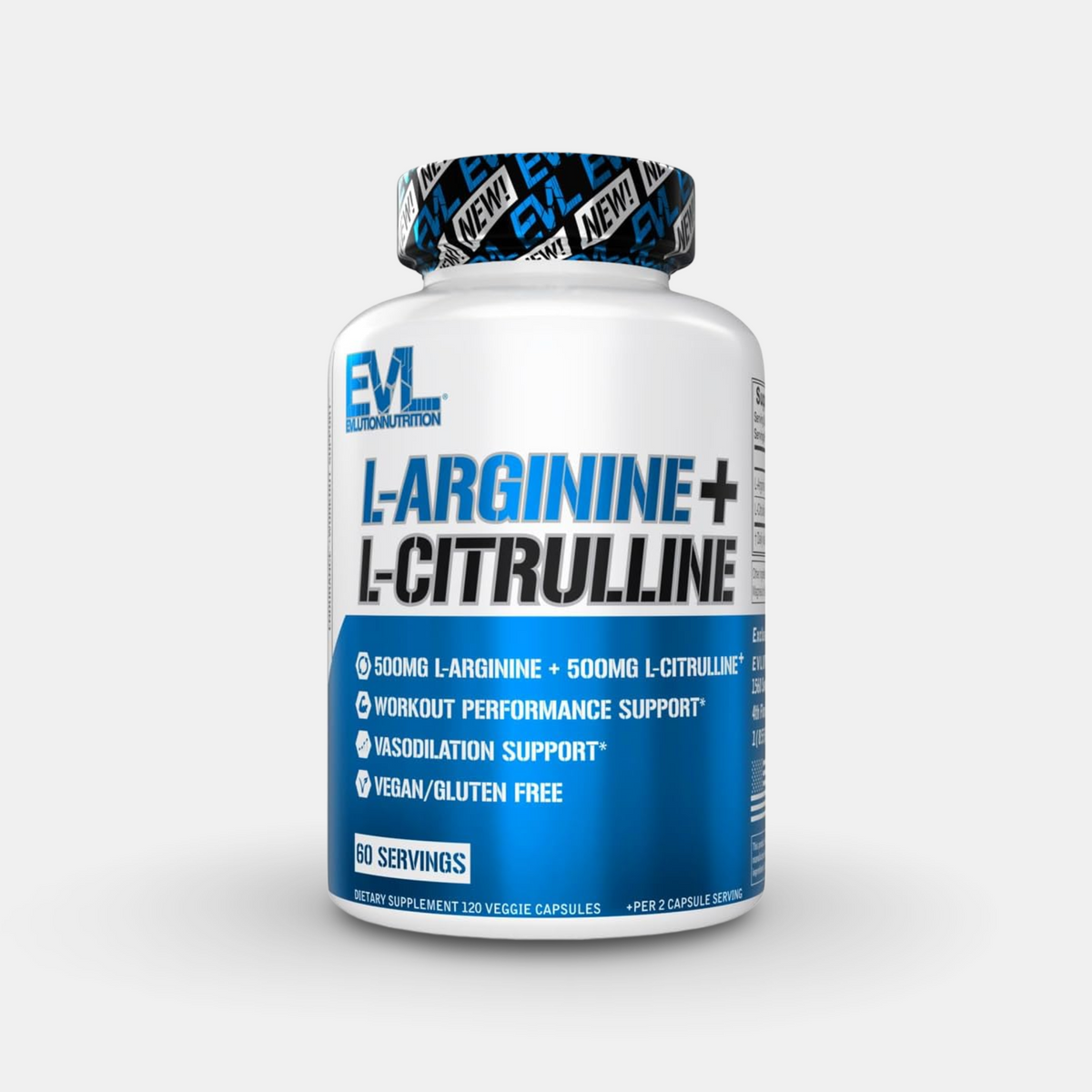 EVL L-Arginine & L-Citrulline Nitric Oxide