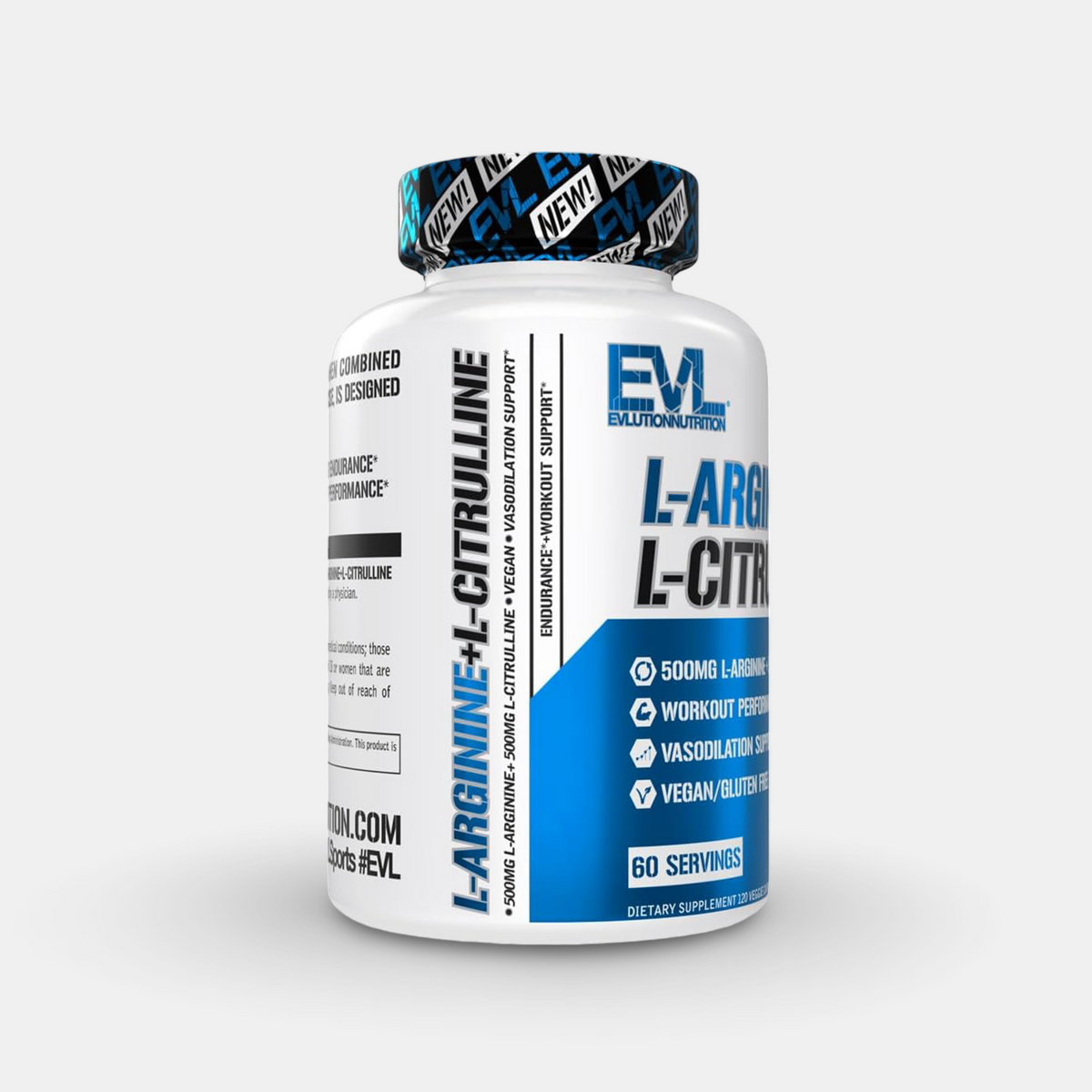 EVL L-Arginine & L-Citrulline Nitric Oxide