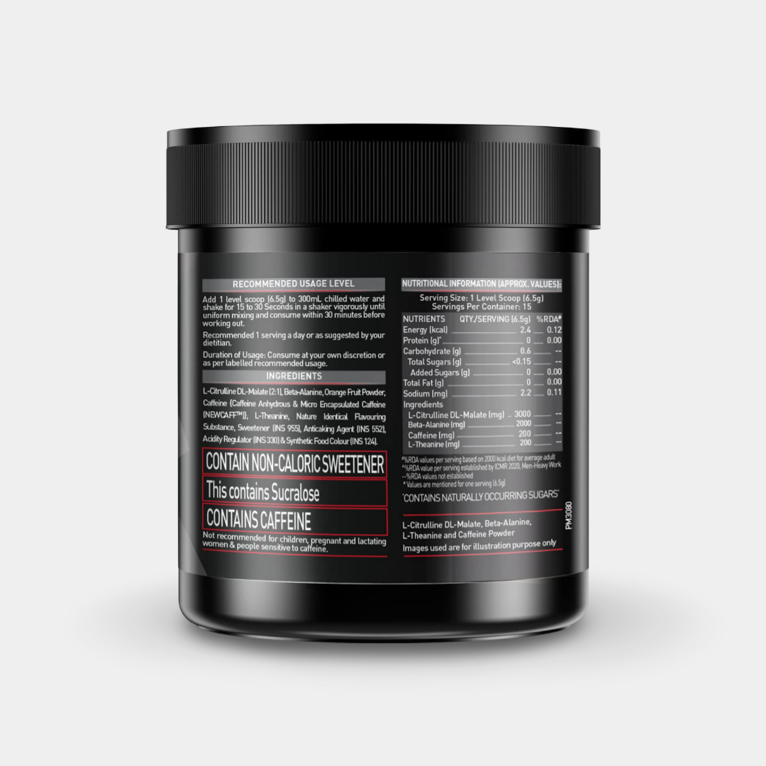 MuscleBlaze Pre Workout 200 Xtreme | 100gm