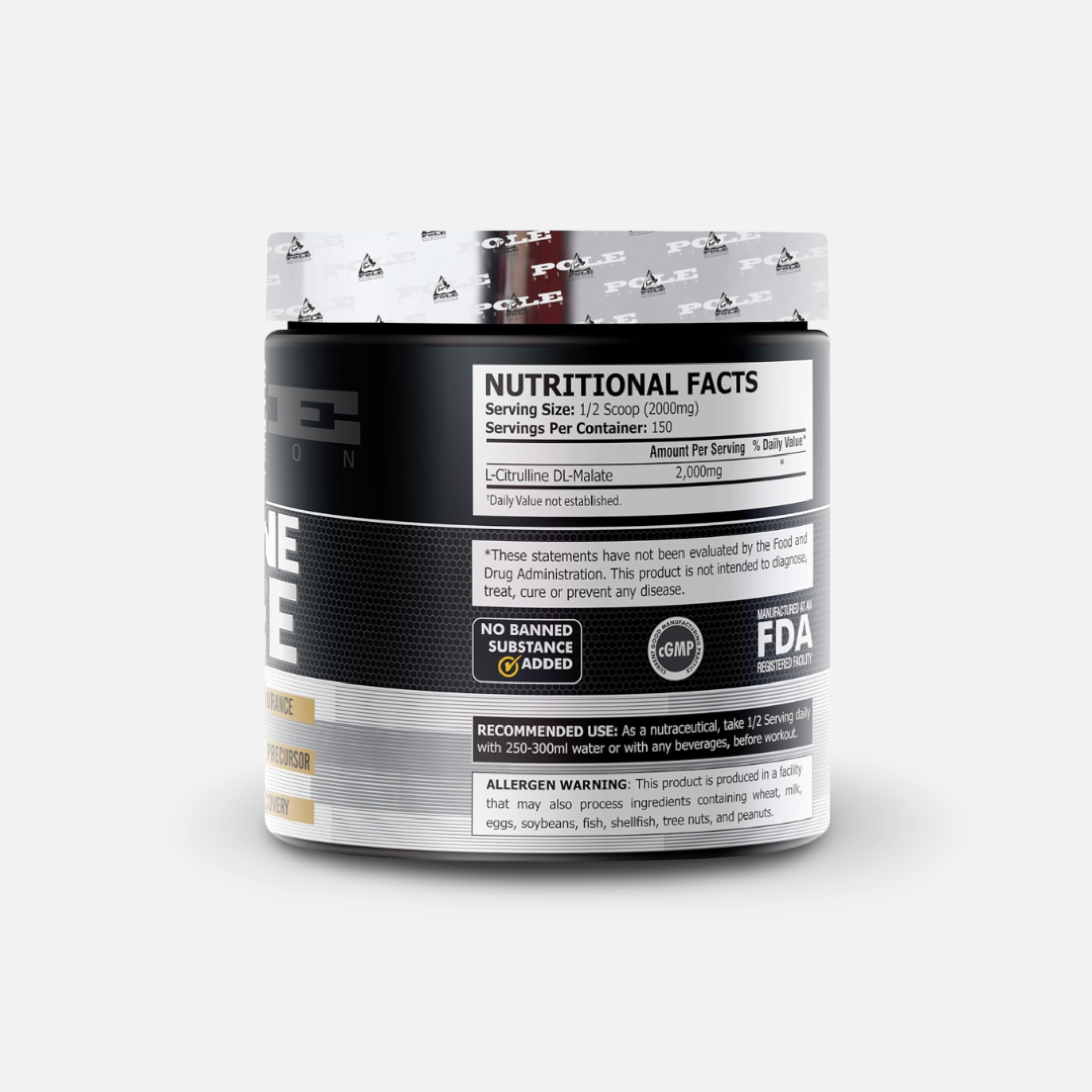 Pole Nutrition Citrulline Malate | 300gm