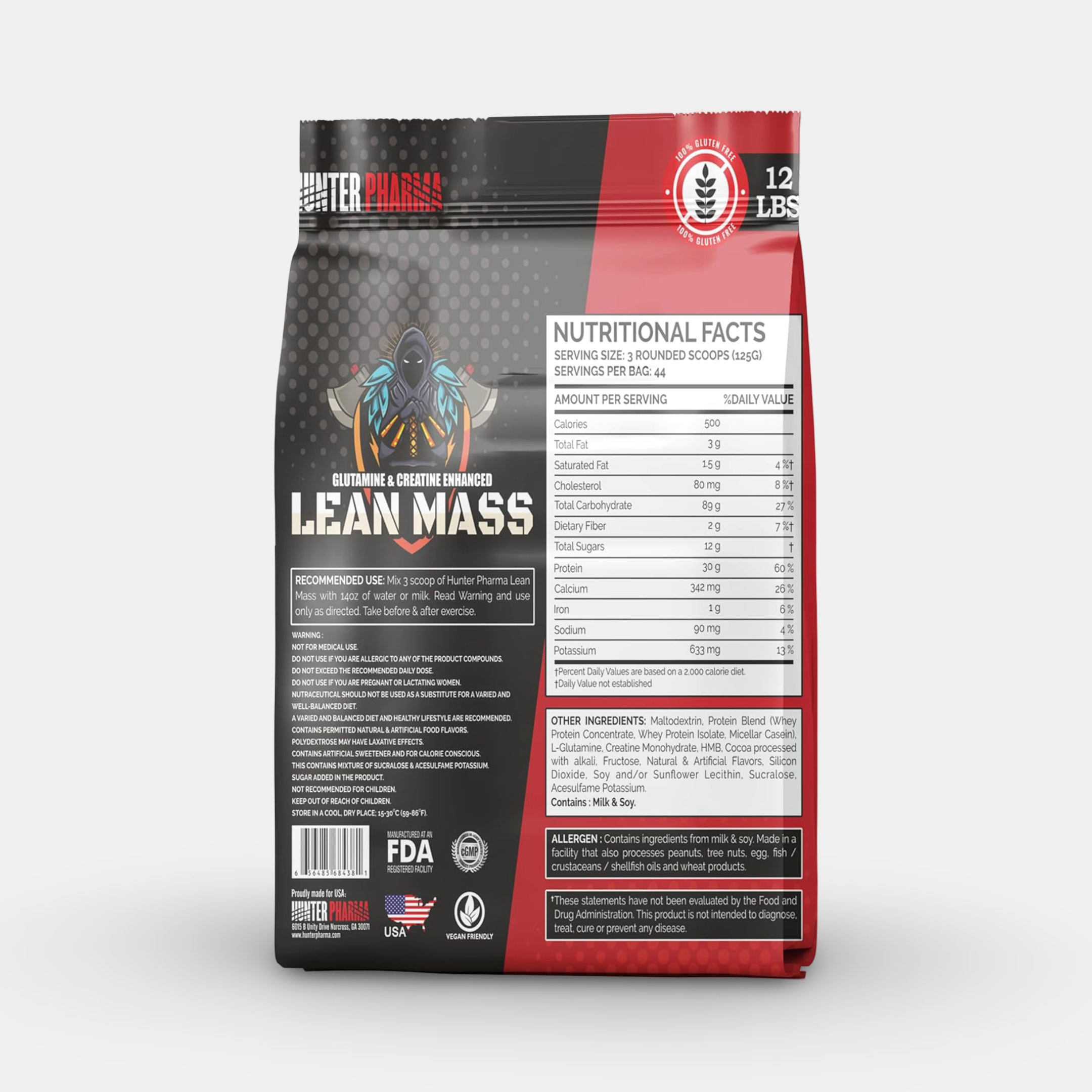 Hunter Pharma Lean Mass | 12 lbs
