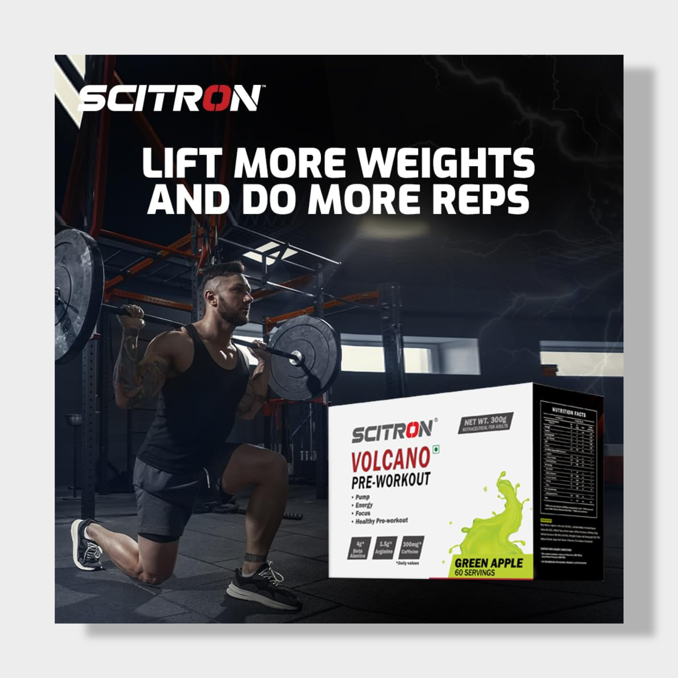 Scitron Volcano Pre-Workout | 300g