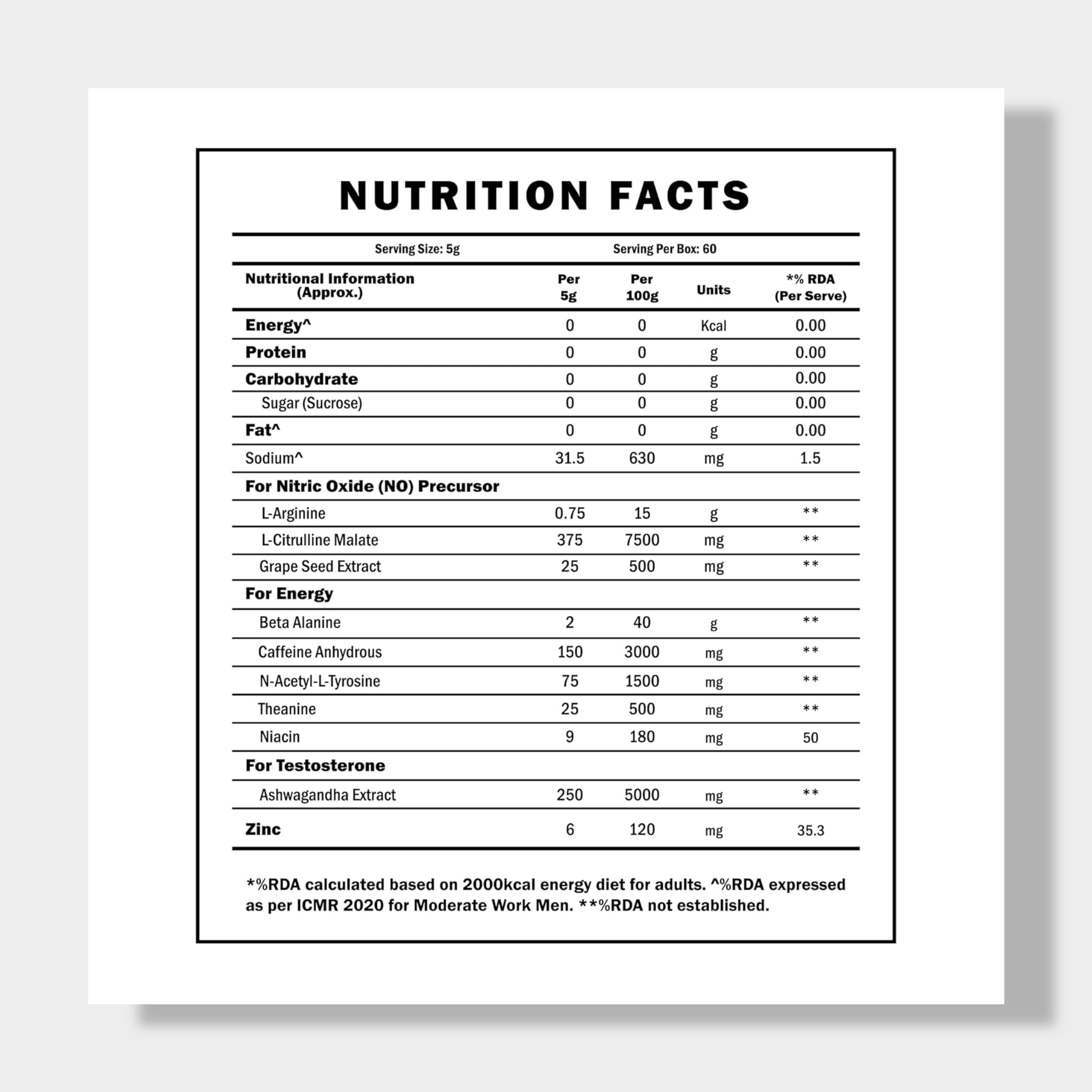 Scitron Volcano Pre-Workout | 300g
