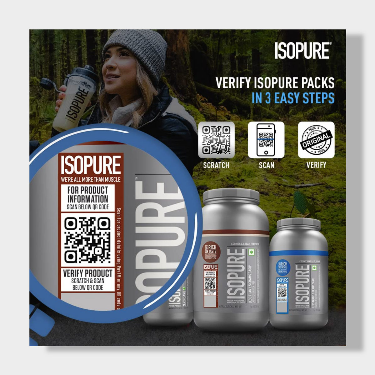Isopure Low Carb Whey Protein Isolate Powder | 2 kg