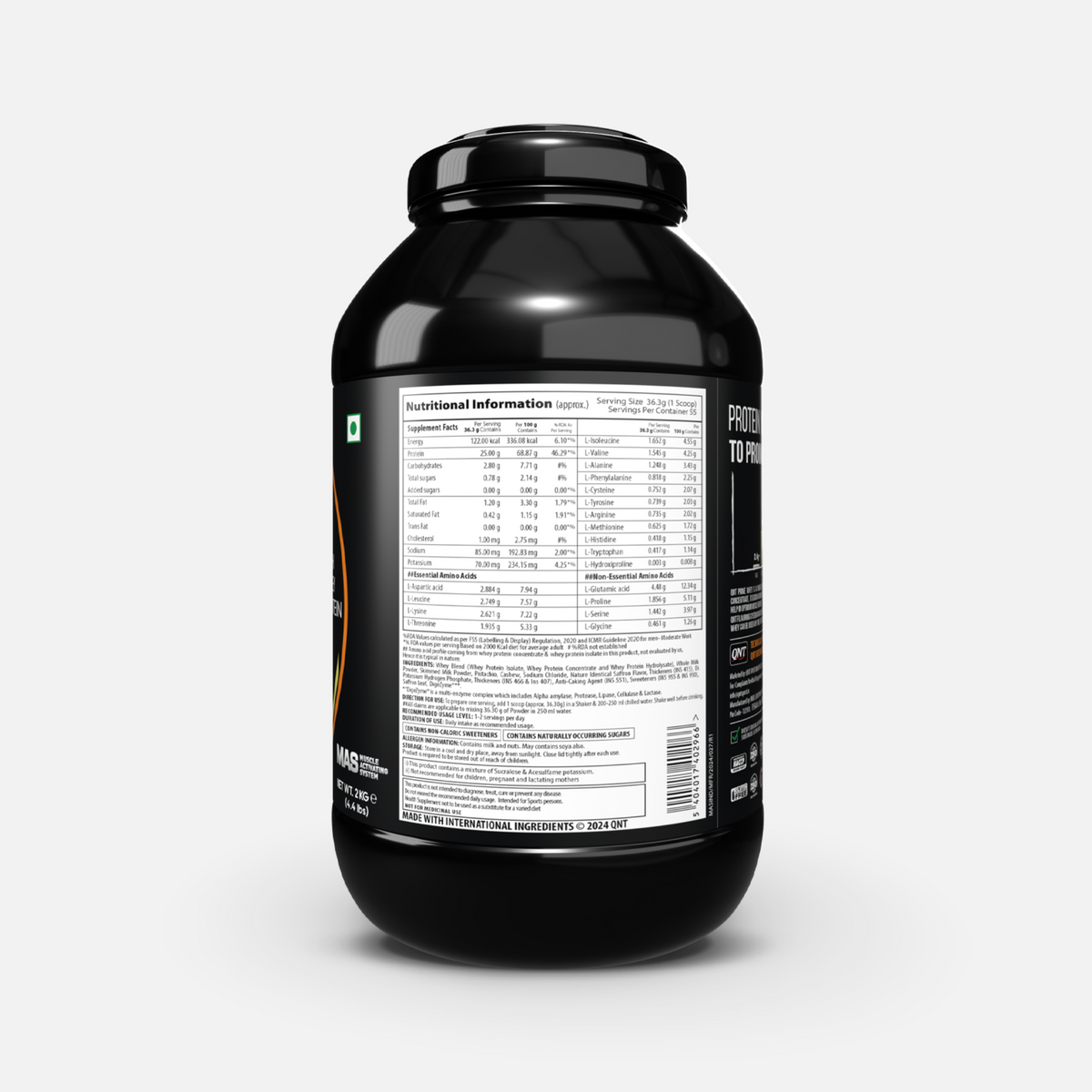 QNT Prime Whey 100% Whey Protein | 2kg