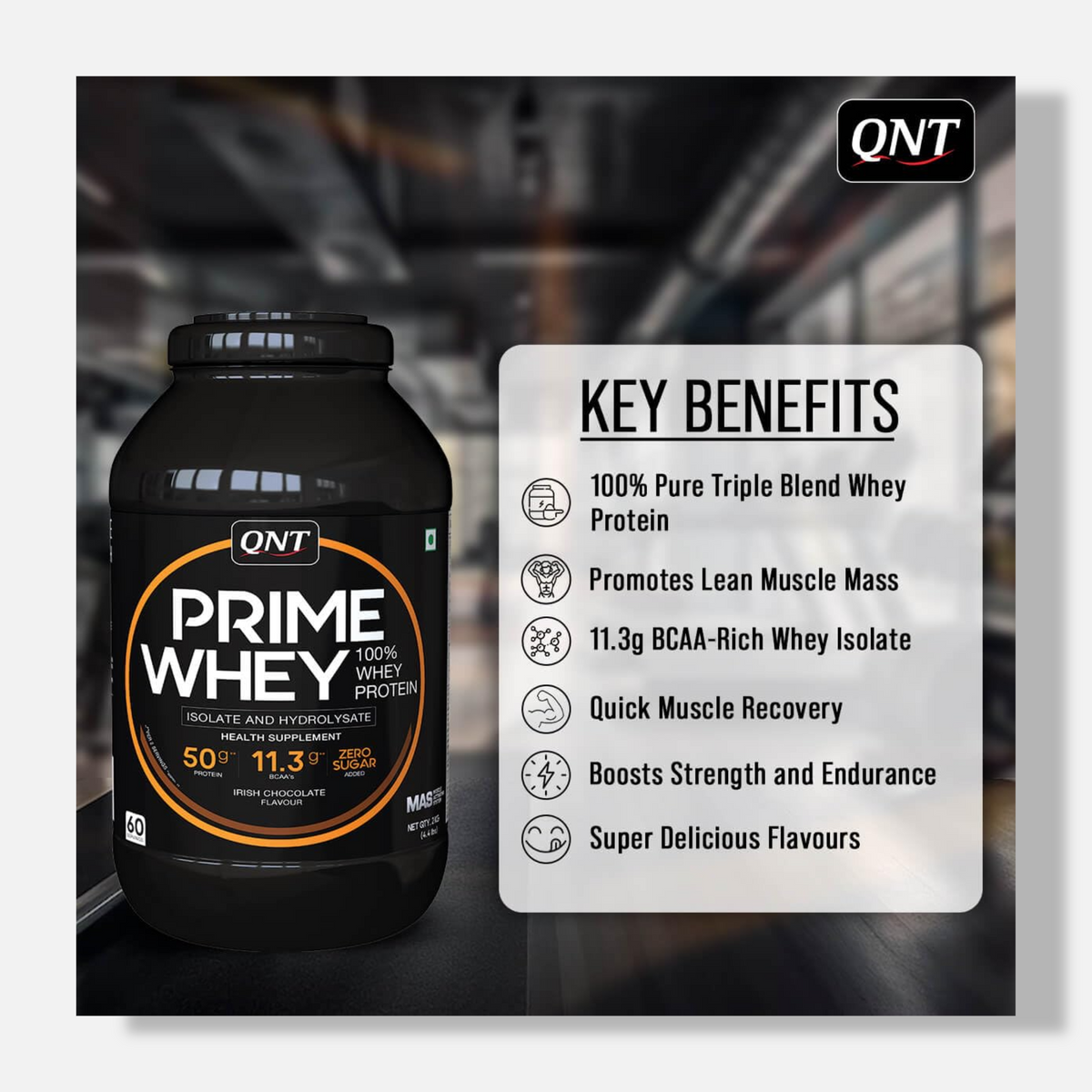 QNT Prime Whey 100% Whey Protein | 2kg