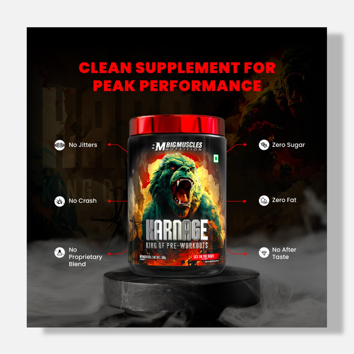 Bigmuscles Nutrition Karnage Pre Workout | 300g
