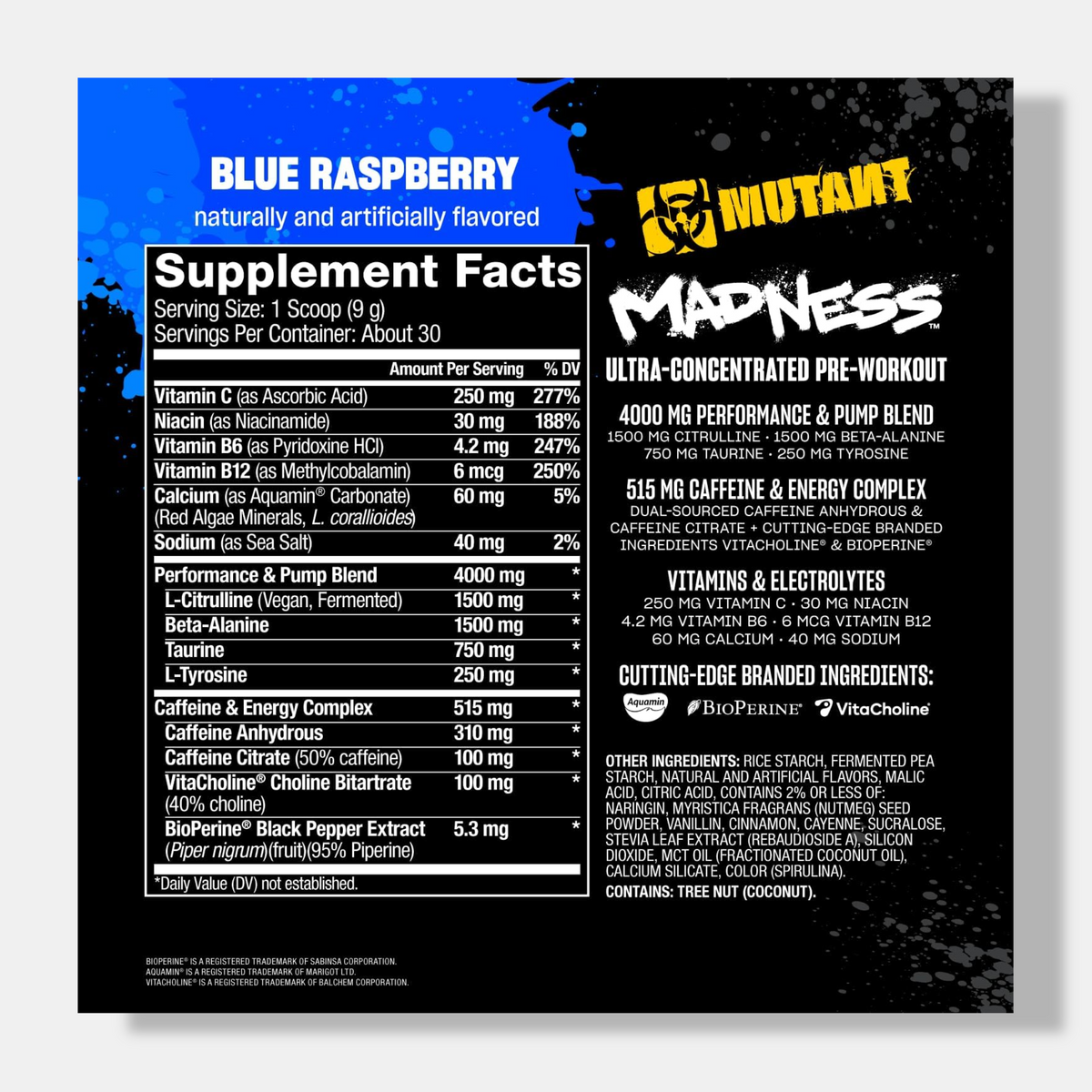 Mutant Madness Pre-Workout | 270g
