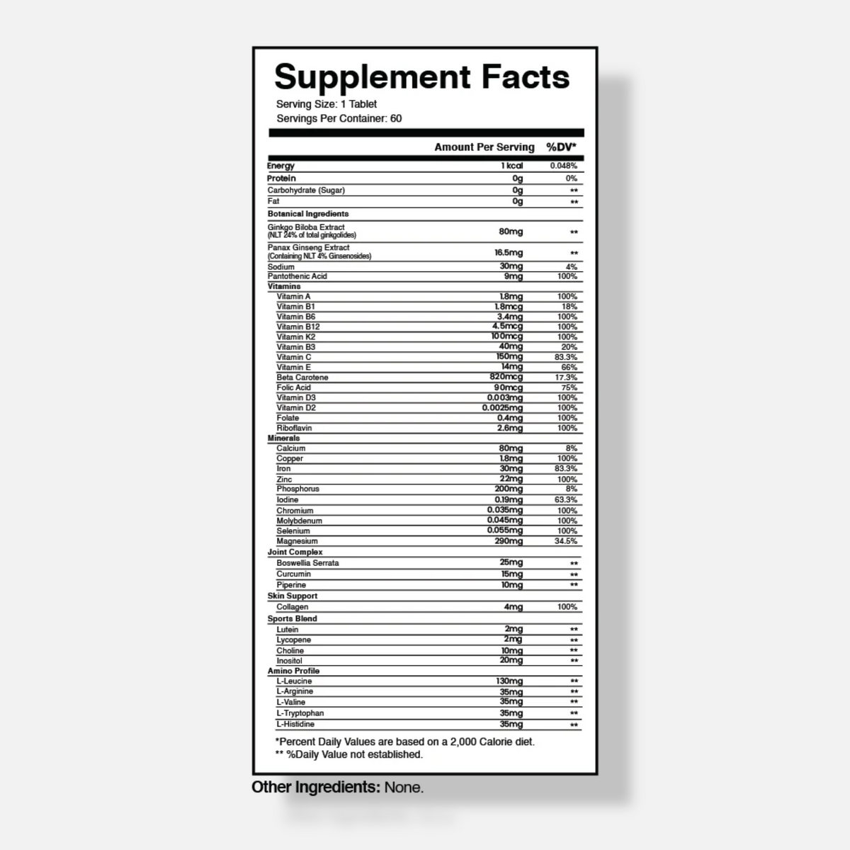 Outlast Labz Multivitamin