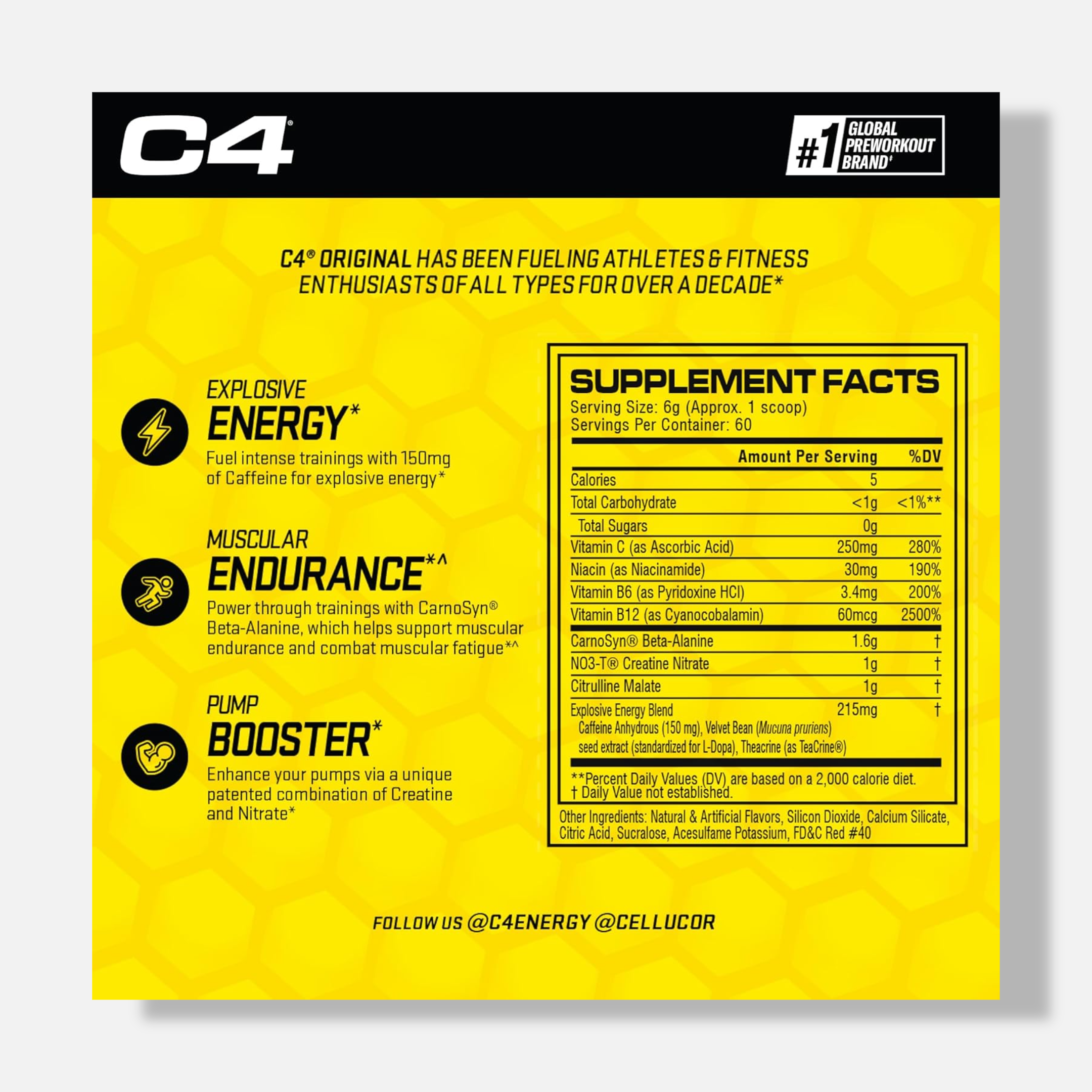 Cellucor C4 Original | 60 Servings