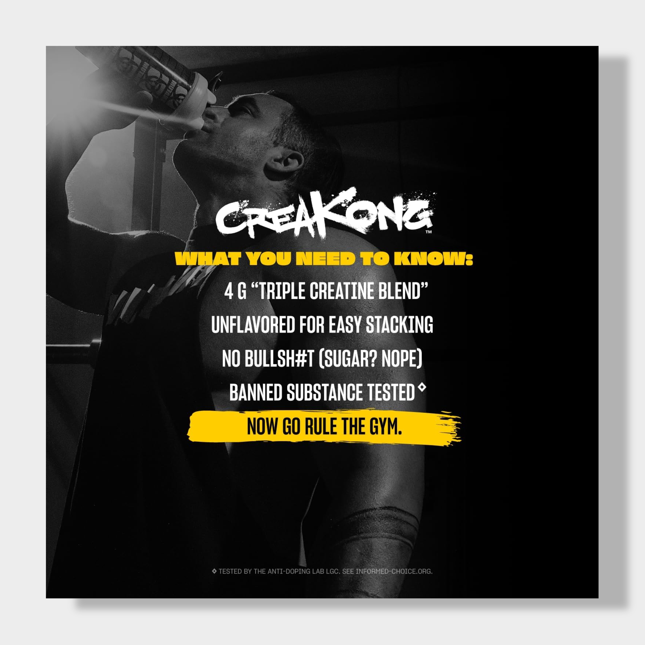 Mutant CREAKONG CX8 | Advanced Creatine Multiplier | Creatine + Amino Acid Supplement | 249 g