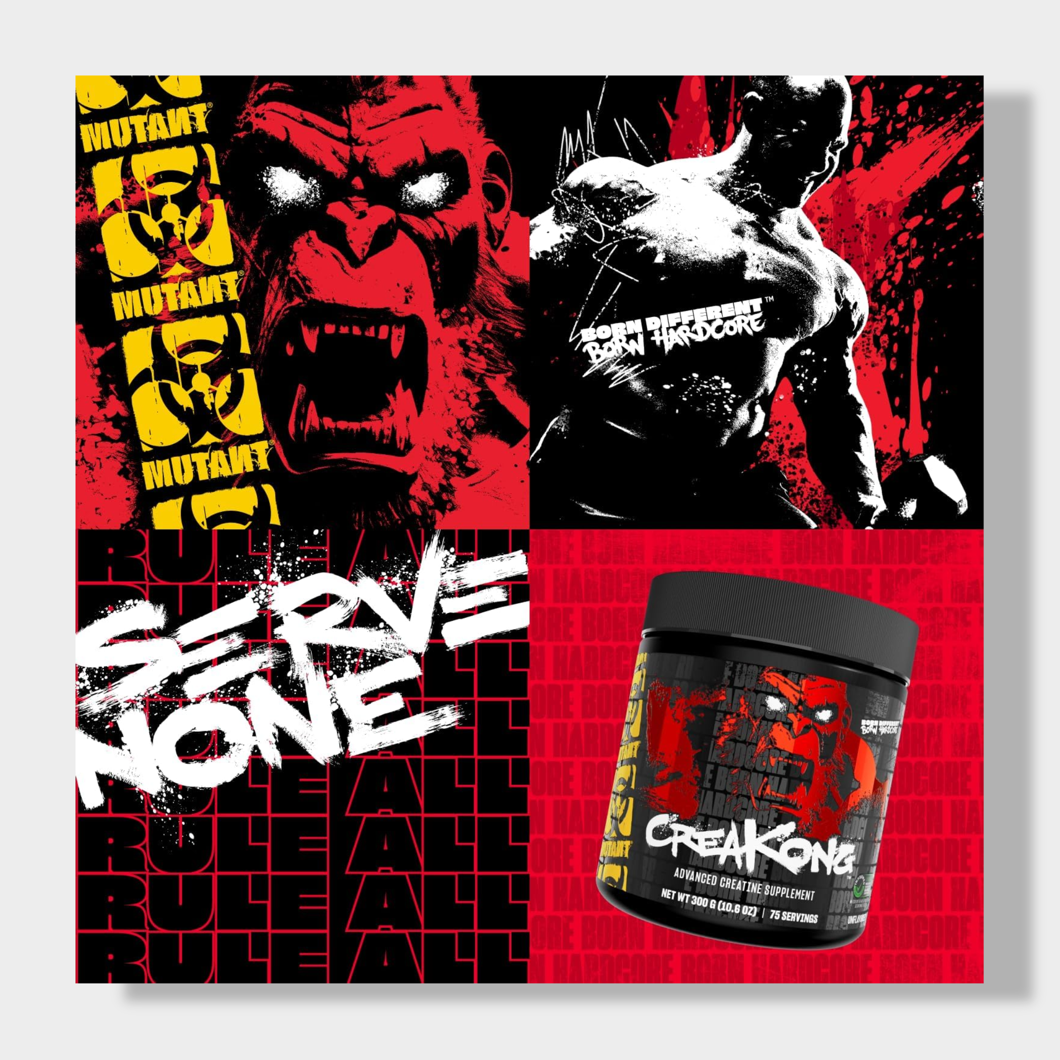 Mutant CREAKONG CX8 | Advanced Creatine Multiplier | Creatine + Amino Acid Supplement | 249 g