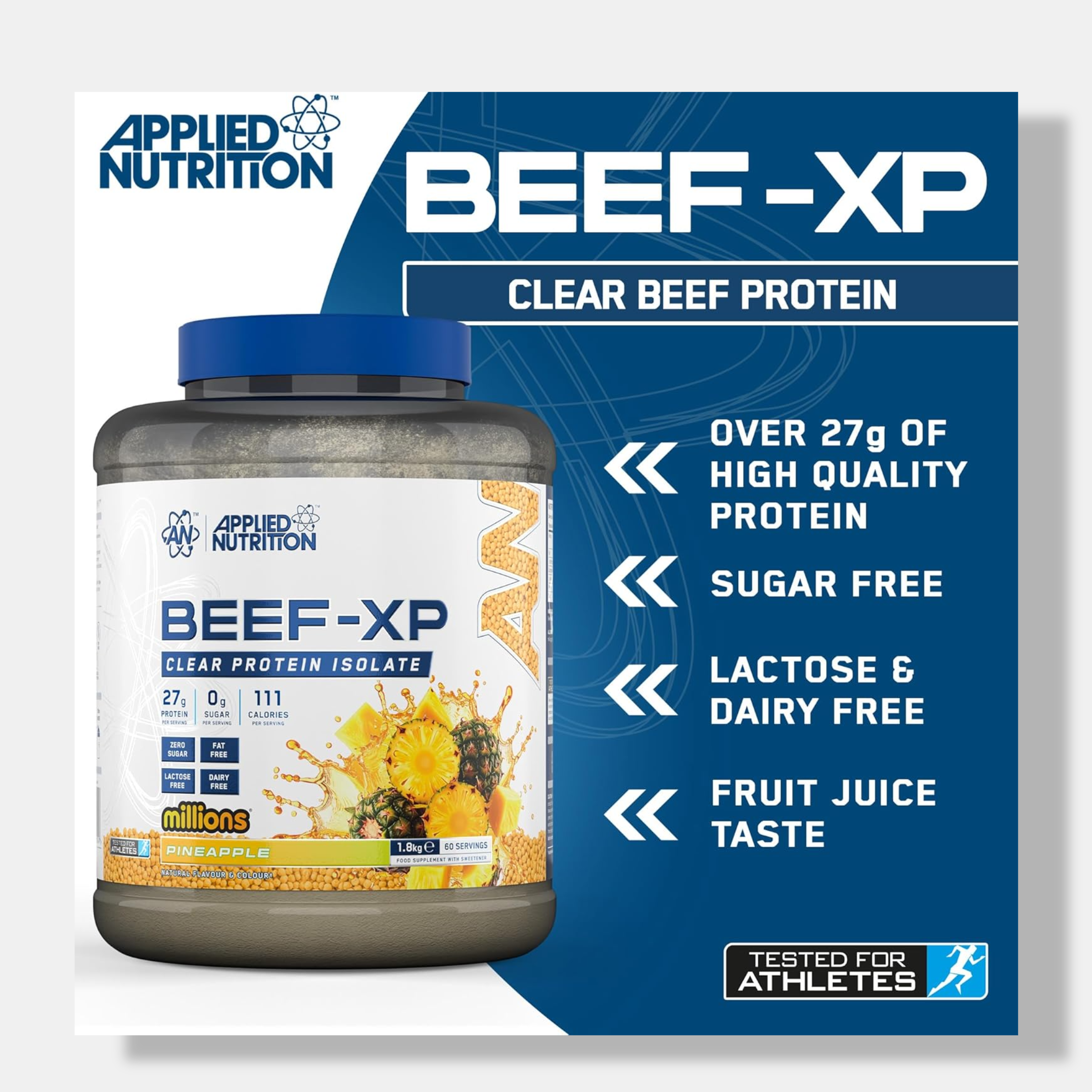 Applied Nutrition Beef XP - Clear Hydrolysed Beef Protein Isolate | 1.8kg