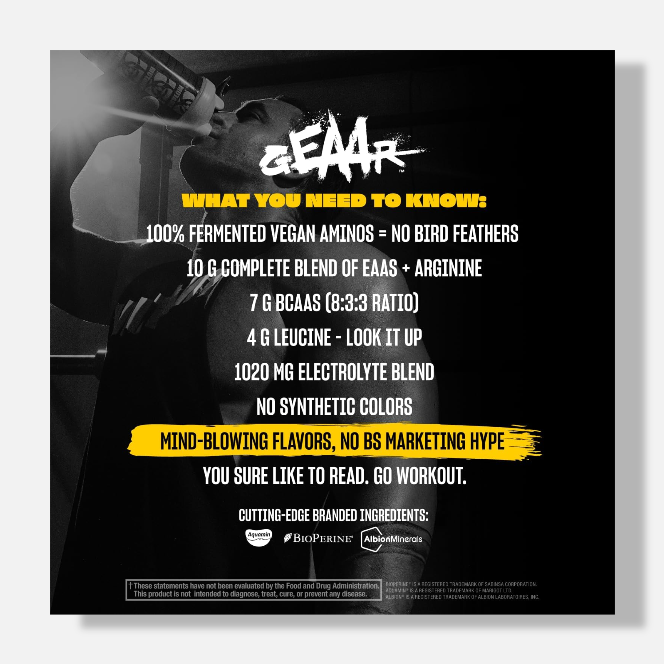 Mutant GEAAR | Complete Amino Acids | 420g