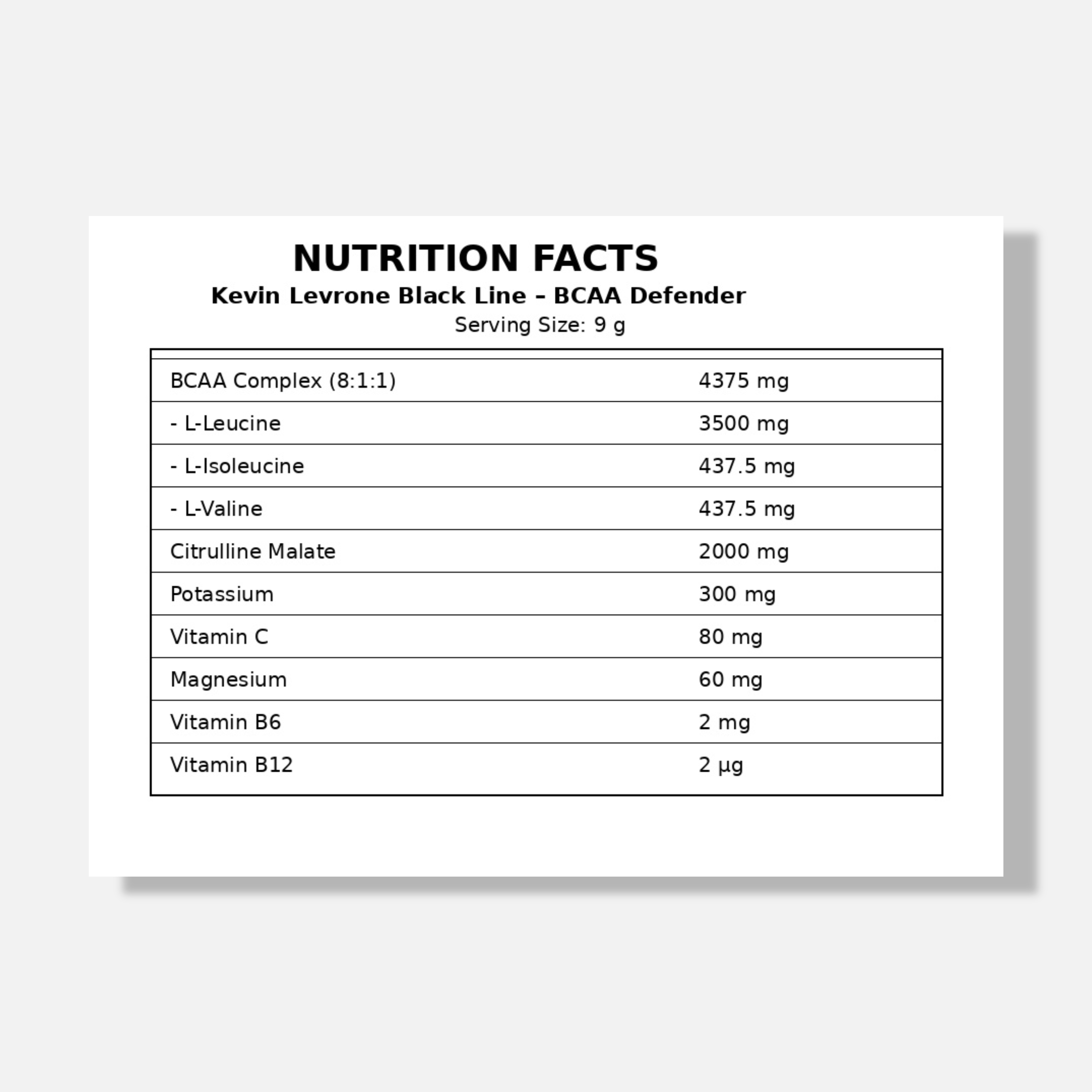 Kevin Levrone Bcaa Defender | 225g