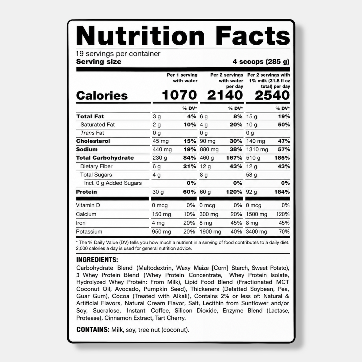 Mutant Mass Extreme 2500 | 12lb