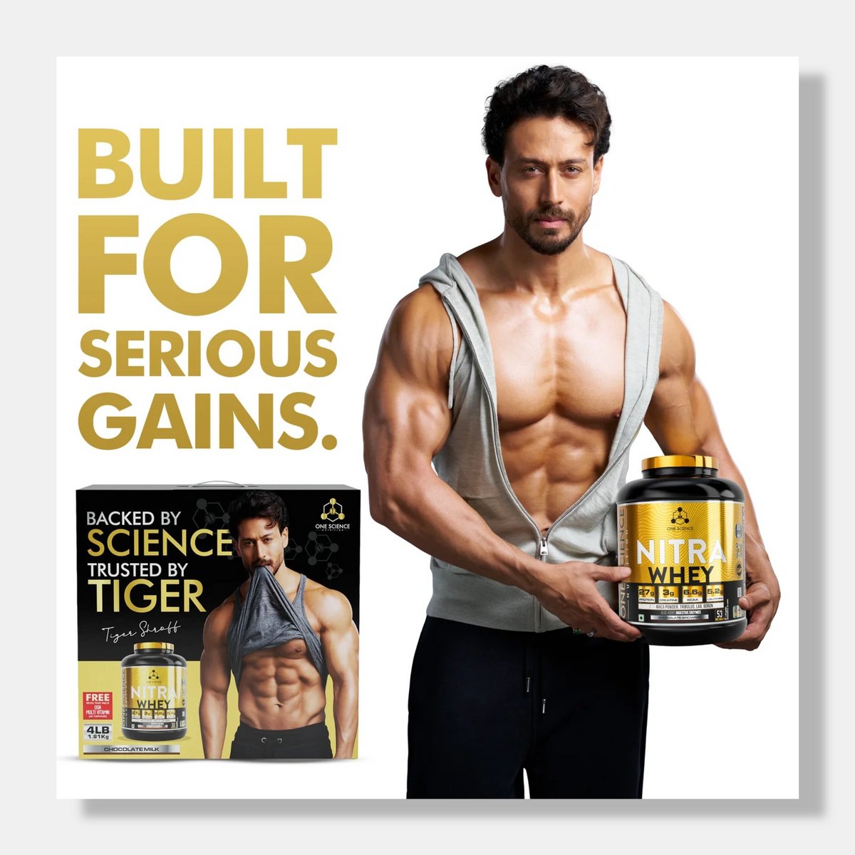 One Science Nitra Whey 5lb + Daily Multivitamin 60 caps Combo