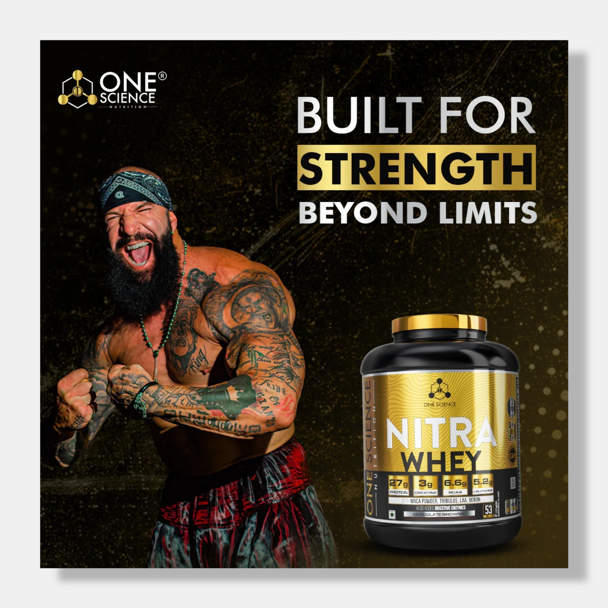 One Science Nitra Whey 5lb + Daily Multivitamin 60 caps Combo