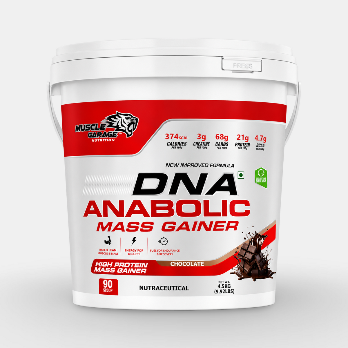 Muscle Garage DNA Anabolic Mass Gainer | 4.5kg