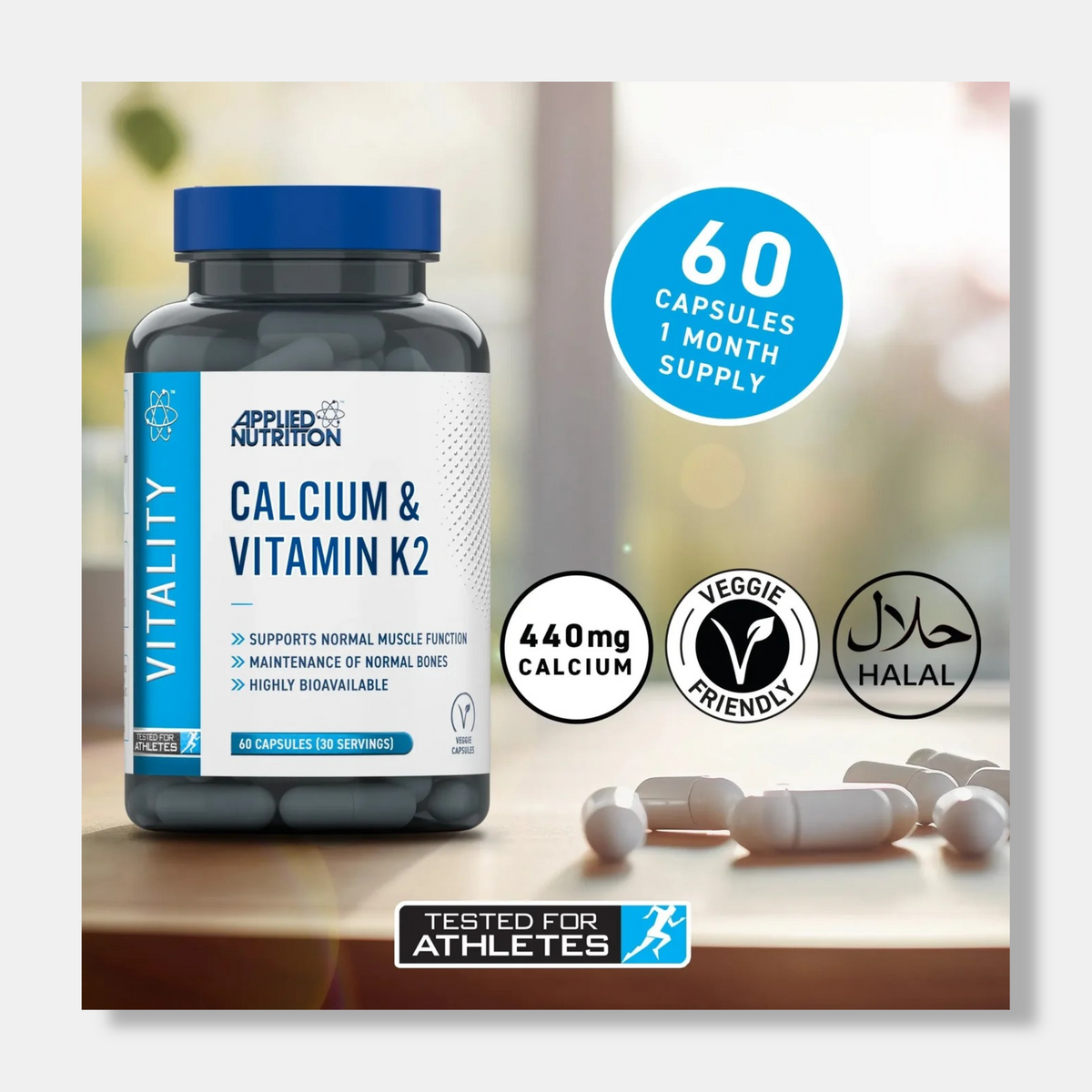 Applied Nutrition Calcium & Vitamin K2