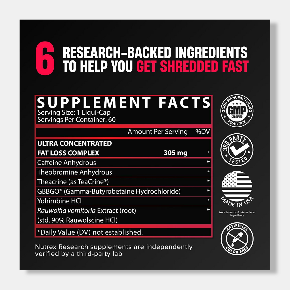Nutrex Research Lipo-6 Black Ultra Concentrate