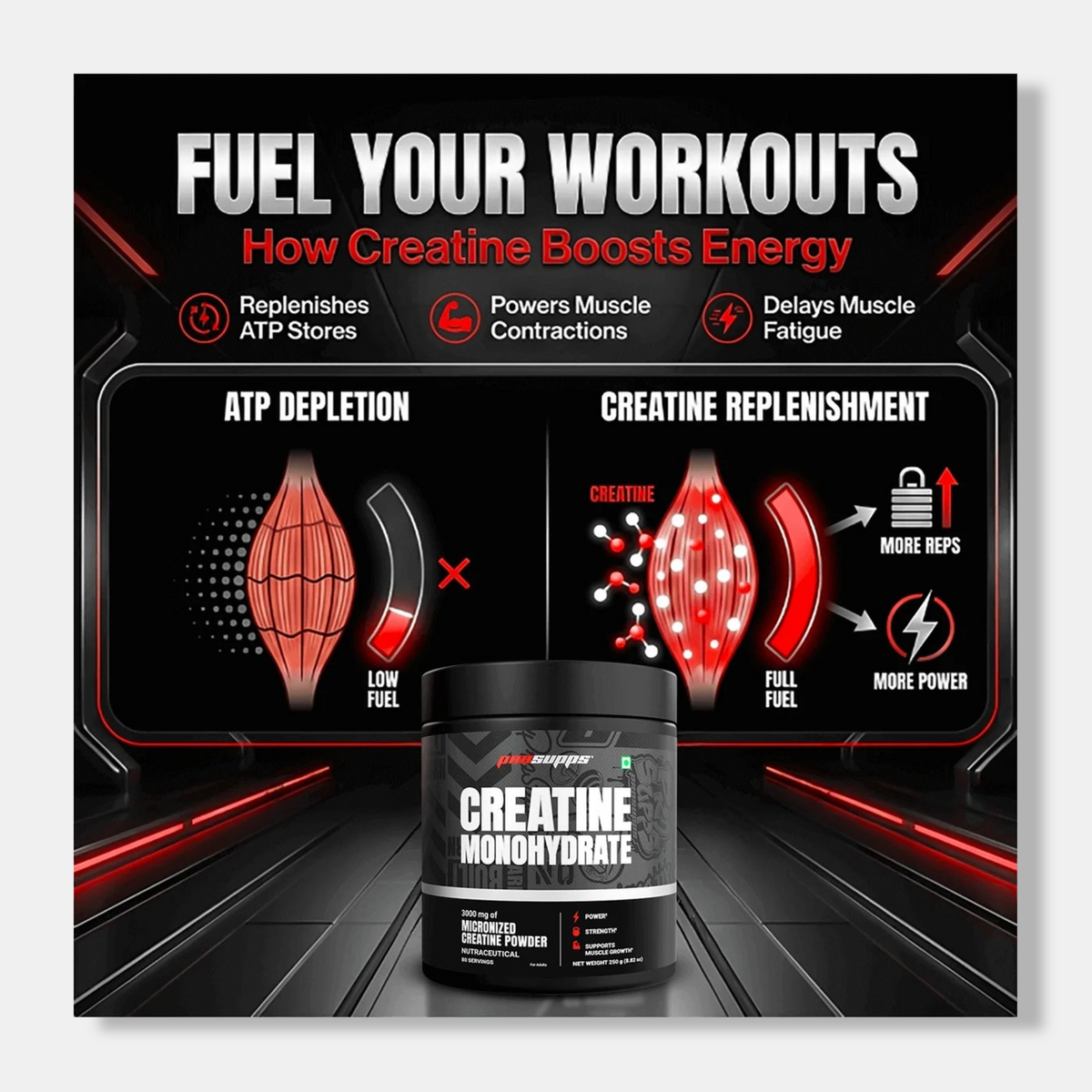 Prosupps Creatine Monohydrate | 100g