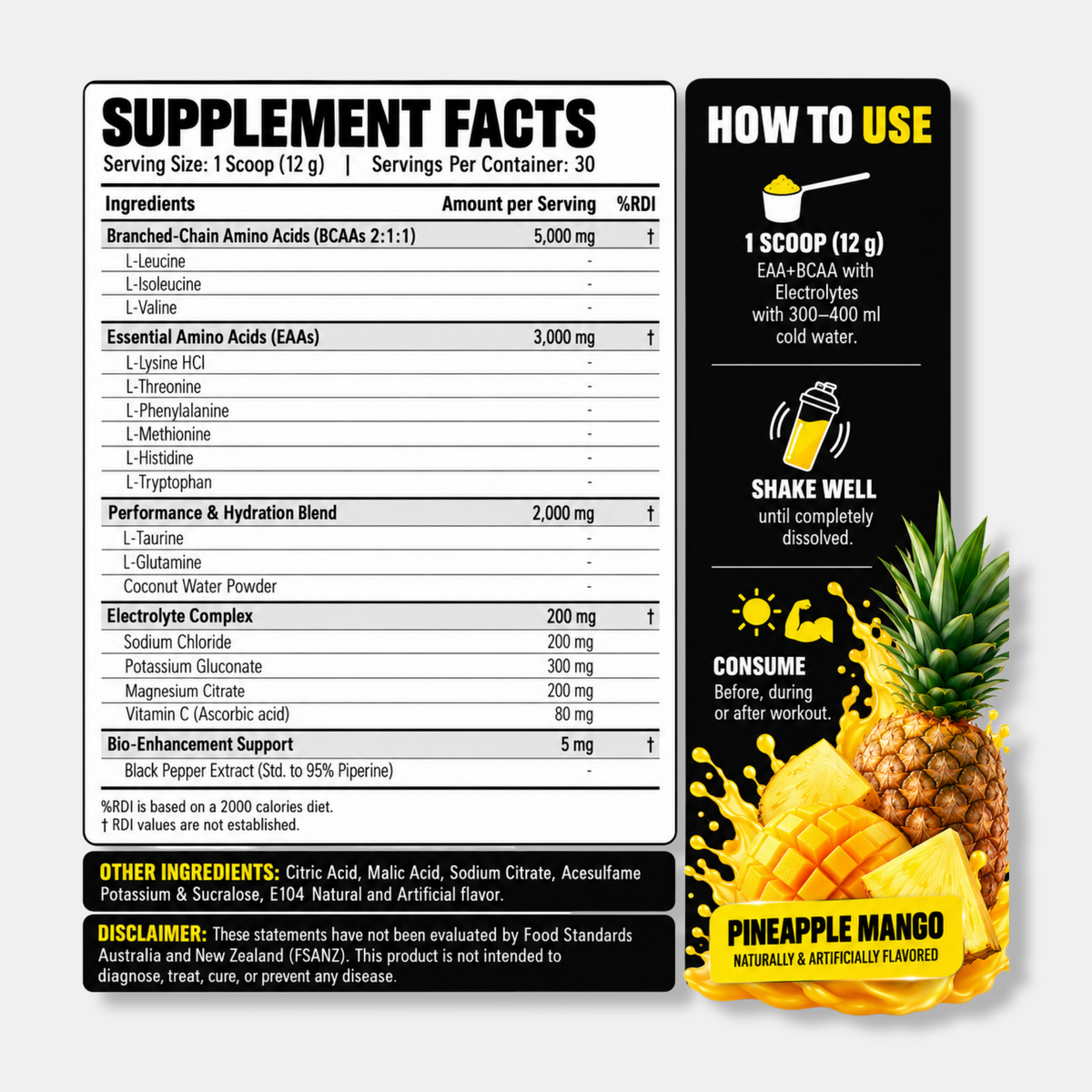 Anabolic Research EAA + BCAA with Electrolytes | 360g