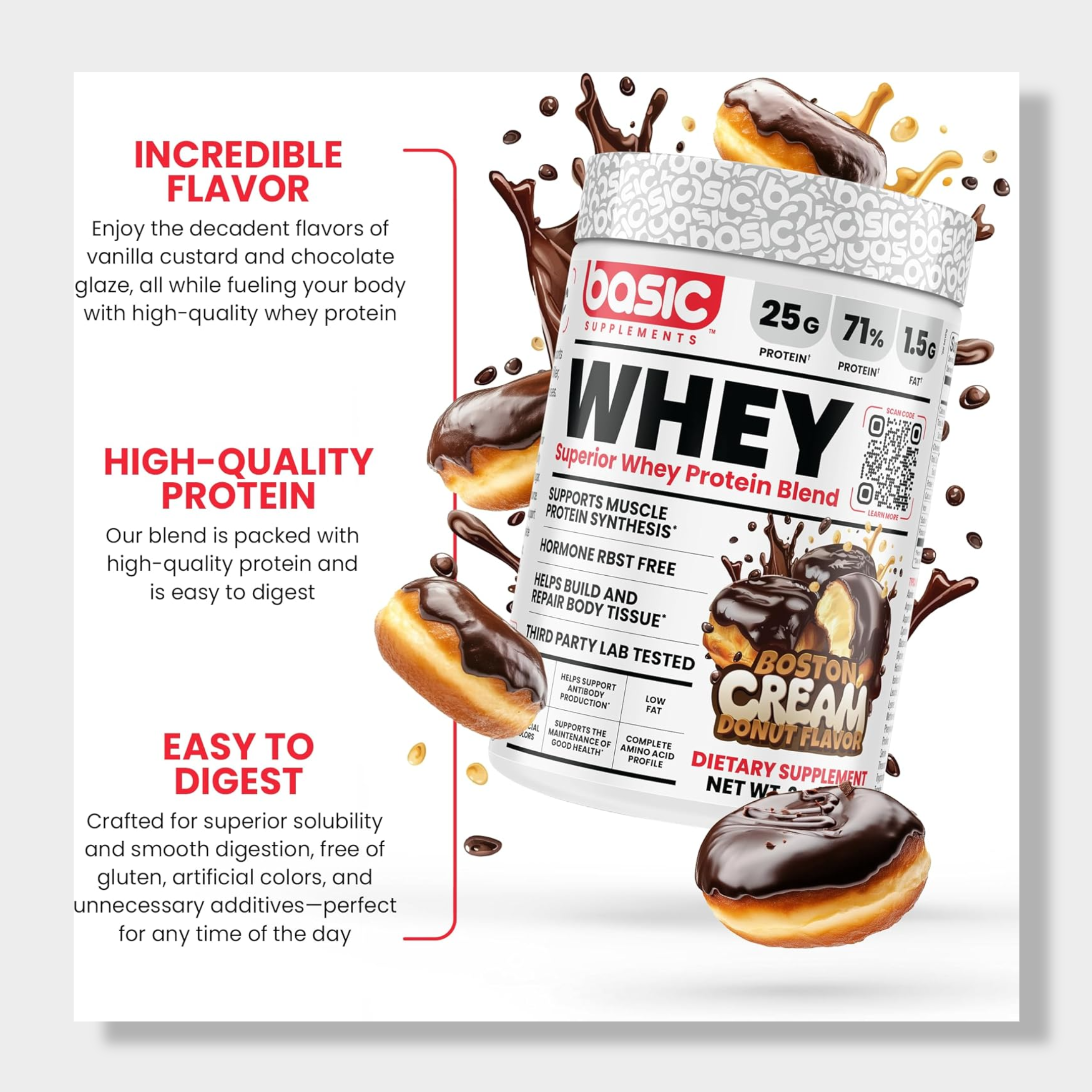 Basic Supplements Whey Protein | 5lb