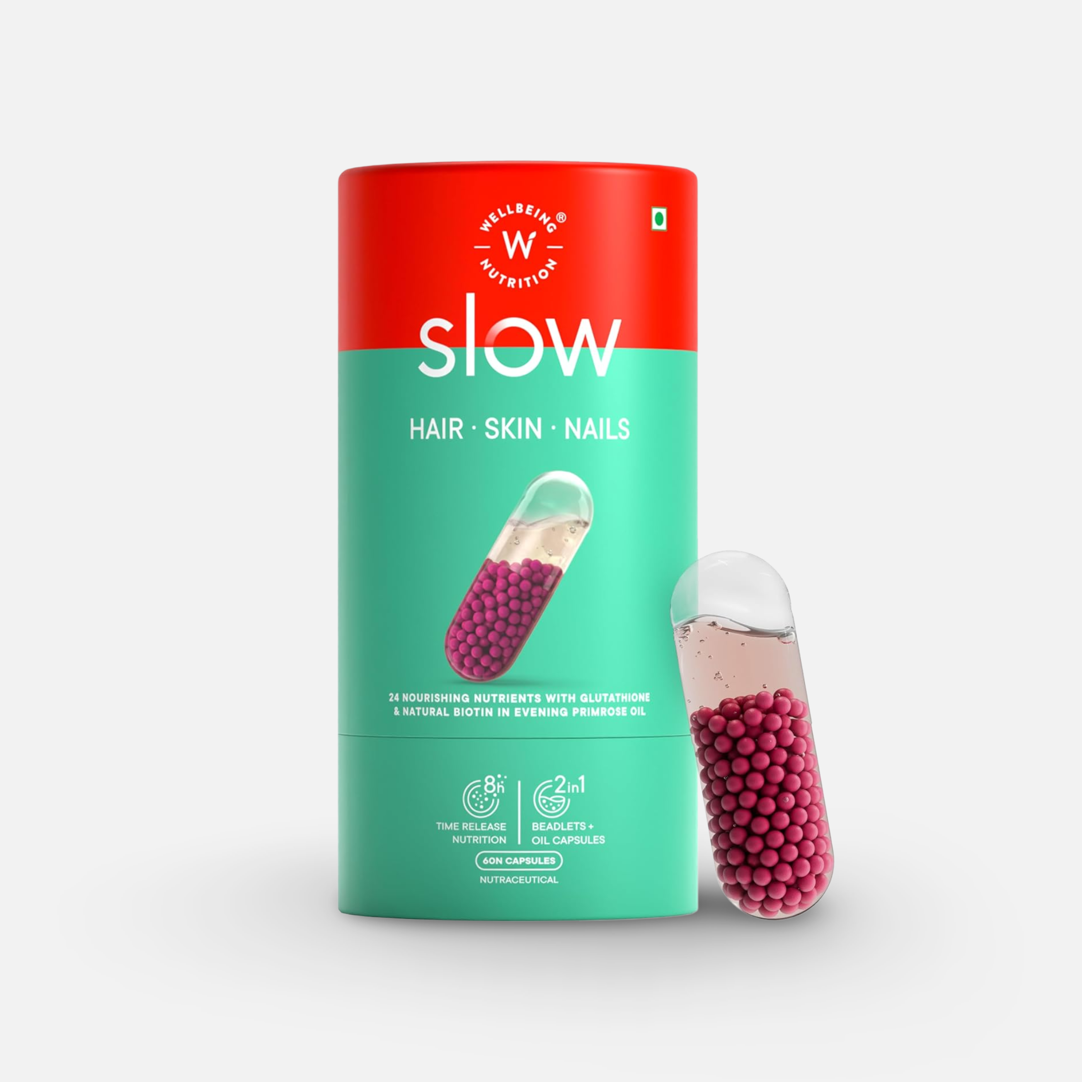 Wellbeing Nutrition Slow Skin Hair and Nails
