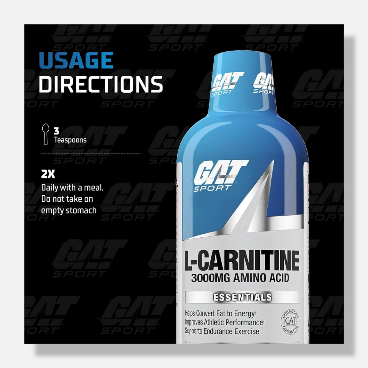 GAT Sport L-Carnitine 3000mg | 473ml