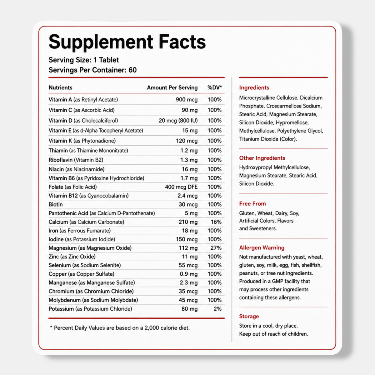 Anabolic Research One Daily Multivitamin